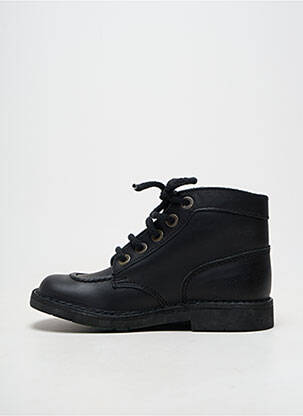 Botine/ghete toc mic toc plat până la 3 cm negru KICKERS femeie