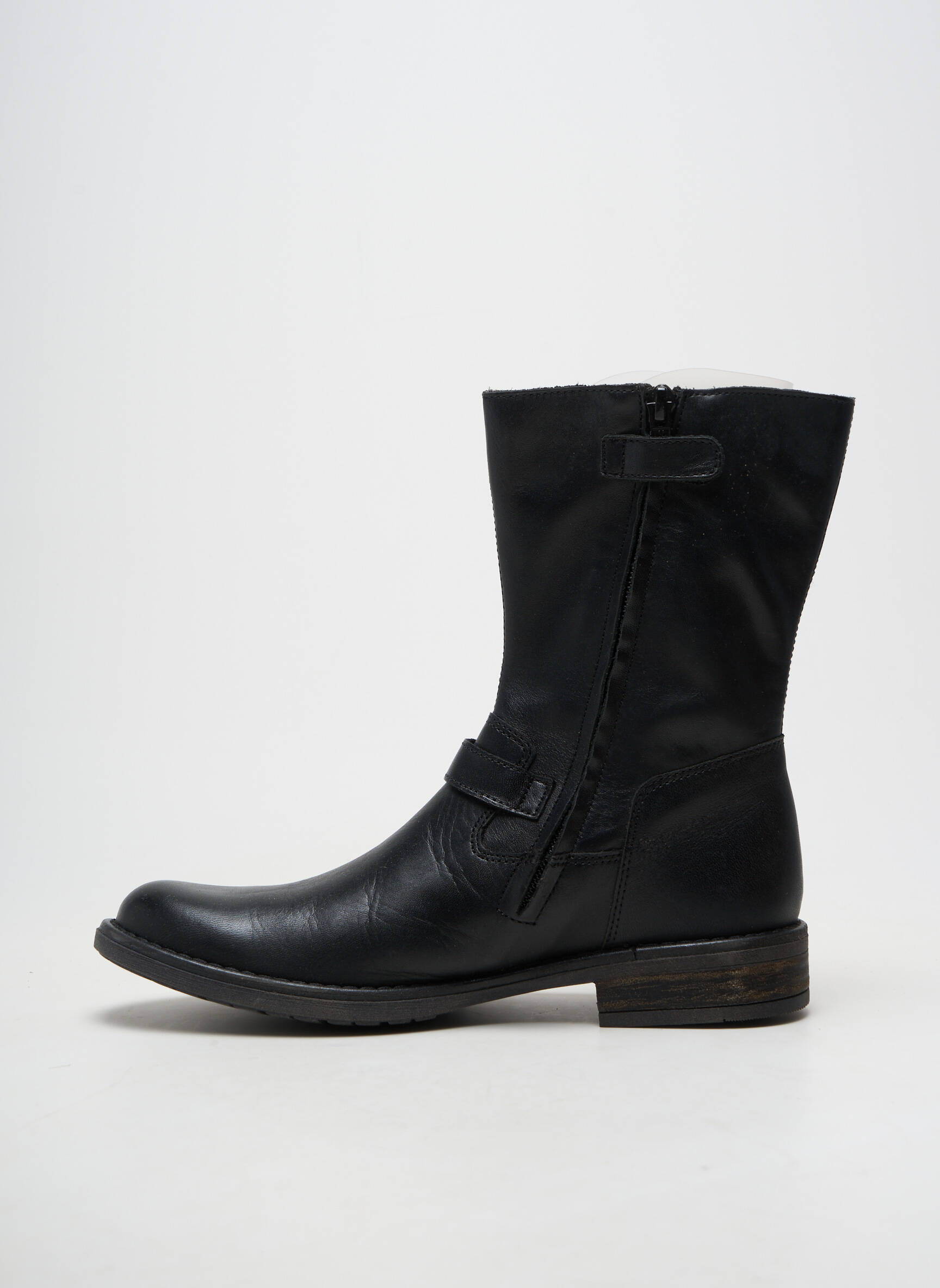 Botine/ghete material neted toc de 4 la 6 cm negru RAMDAM femeie