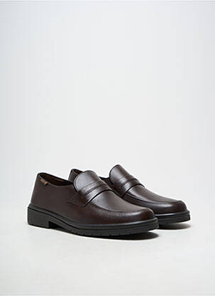 Mocasini material neted toc plat până la 3 cm maro MEPHISTO femeie