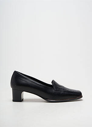 Pantofi cu toc material neted toc de 4 la 6 cm negru MARCO femeie