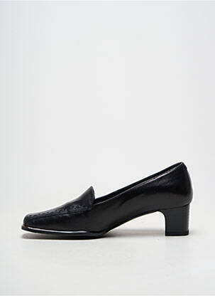 Pantofi cu toc material neted toc de 4 la 6 cm negru MARCO femeie