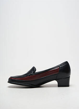 Mocasini material neted toc plat până la 3 cm negru MARCO femeie