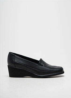 Mocasini material neted toc de 4 la 6 cm negru MARCO femeie