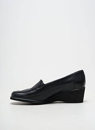 Mocasini material neted toc de 4 la 6 cm negru MARCO femeie