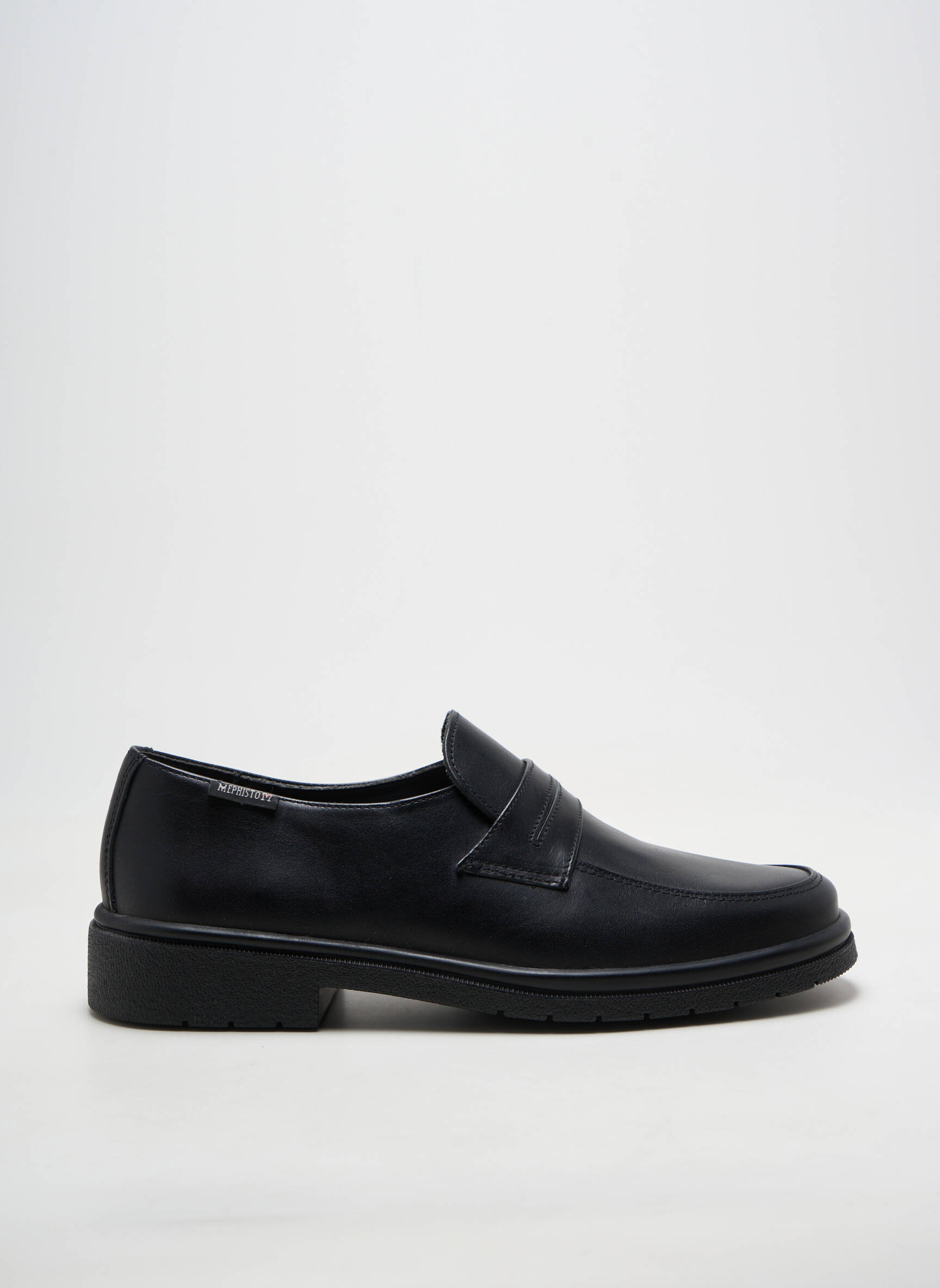 Mocasini material neted toc mic negru MEPHISTO bărbat