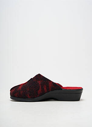 Papuci/pantofi de casă arcadă plantară toc de 4 la 6 cm roșu ROMIKA femeie