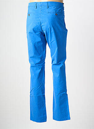 Pantalon chino țesătură poplin mărime normală albastru EUROPANN bărbat
