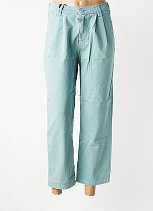 Pantalon 7/8 elasticitate mărime normală verde HAPPY femeie