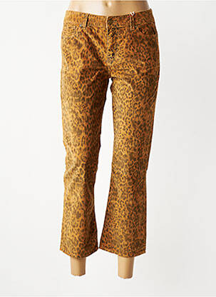 Pantalon 7/8 elasticitate mărime normală maro RED LEGEND femeie