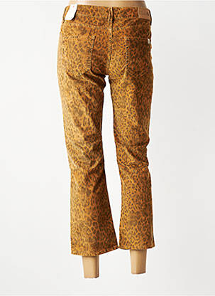 Pantalon 7/8 elasticitate mărime normală maro RED LEGEND femeie