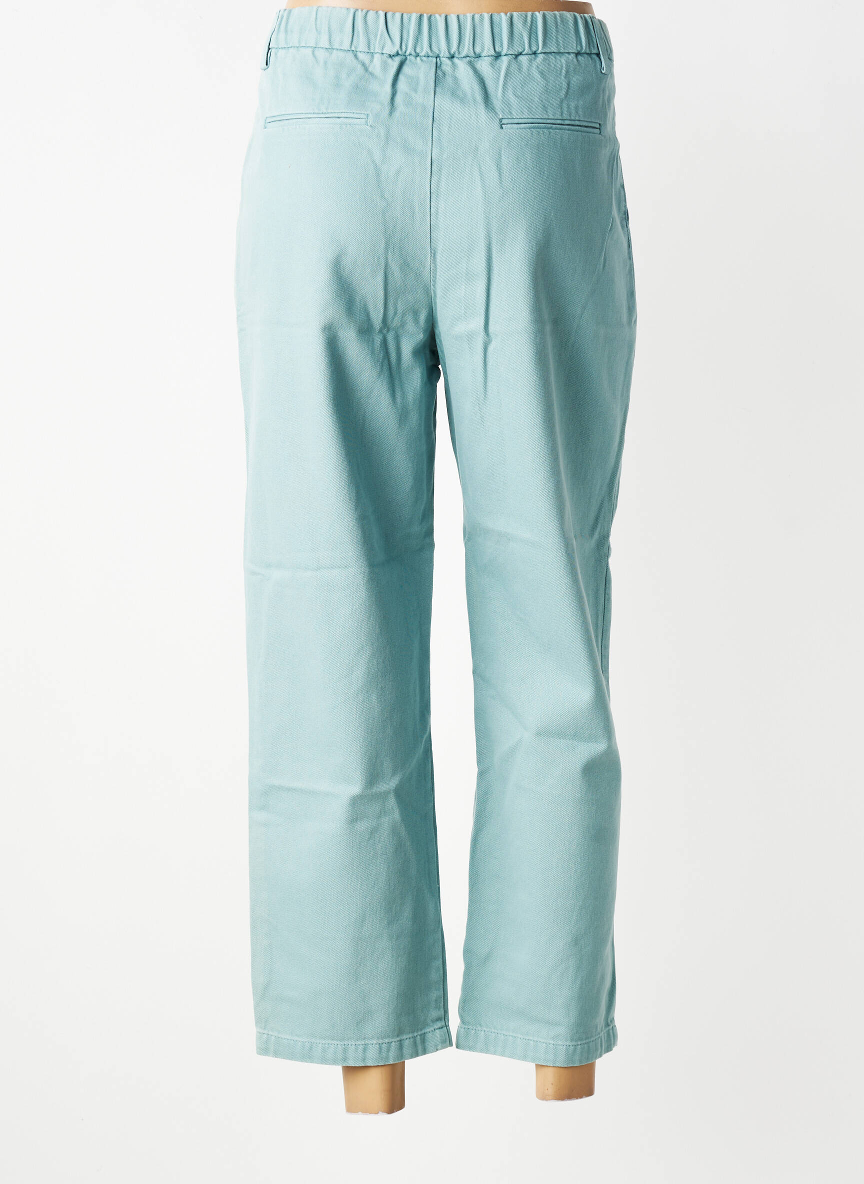 Pantalon 7/8 elasticitate mărime normală verde HAPPY femeie