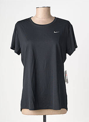 Tricou serigrafie mâneci scurte negru NIKE femeie