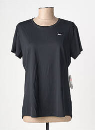 Tricou serigrafie mâneci scurte negru NIKE femeie