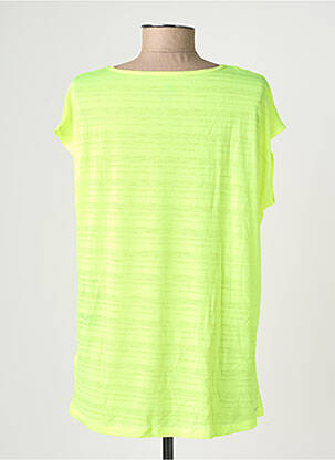 Tricou serigrafie mâneci scurte galben NIKE femeie