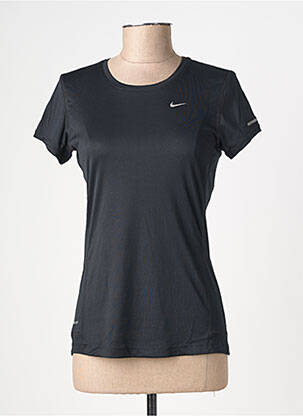 Tricou serigrafie mâneci scurte negru NIKE femeie