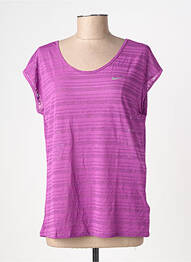 Tricou serigrafie mâneci scurte violet NIKE femeie
