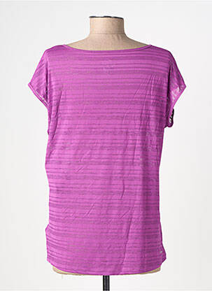 Tricou serigrafie mâneci scurte violet NIKE femeie