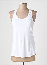 Maiou serigrafie fără mâneci alb NIKE femeie