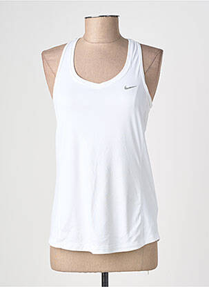 Maiou serigrafie fără mâneci alb NIKE femeie