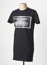 Tricou croială cambrată mâneci scurte negru THE NEW DESIGNERS ! bărbat