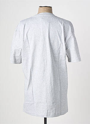Tricou țesătură melanj mâneci scurte gri KARL KANI bărbat