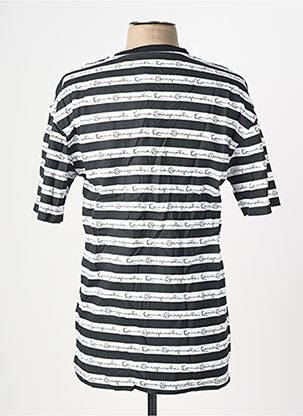 Tricou croială cambrată mâneci scurte negru KARL KANI bărbat