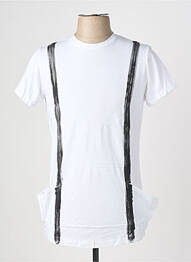 Tricou croială cambrată mâneci scurte alb THE NEW DESIGNERS ! bărbat