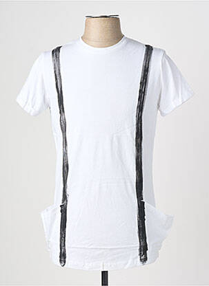 Tricou croială cambrată mâneci scurte alb THE NEW DESIGNERS ! bărbat