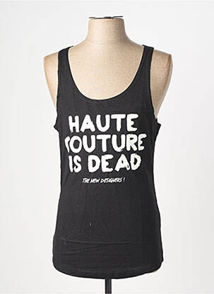 Tricou croială cambrată bretele subțiri negru THE NEW DESIGNERS ! bărbat