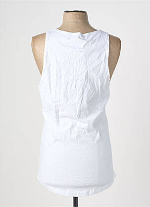 Tricou croială cambrată bretele subțiri alb THE NEW DESIGNERS ! bărbat