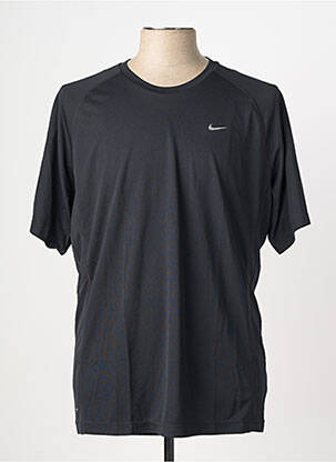 Tricou elasticitate mâneci scurte negru NIKE bărbat