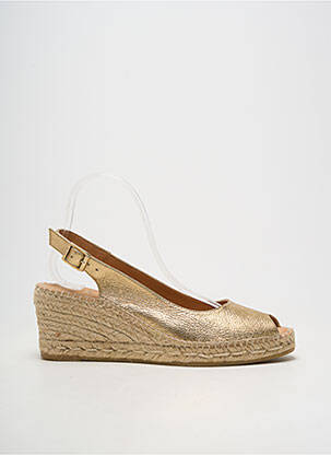Espadrile închidere cu buclă(e) toc de 7 la 9 cm auriu KANNA femeie