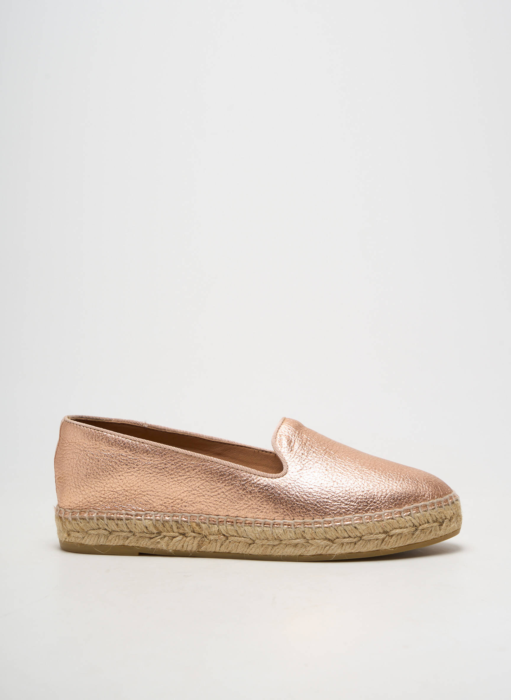 Espadrile vârf rotund toc plat până la 3 cm roz KANNA femeie