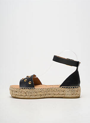 Espadrile închidere cu buclă(e) toc de 4 la 6 cm negru KANNA femeie
