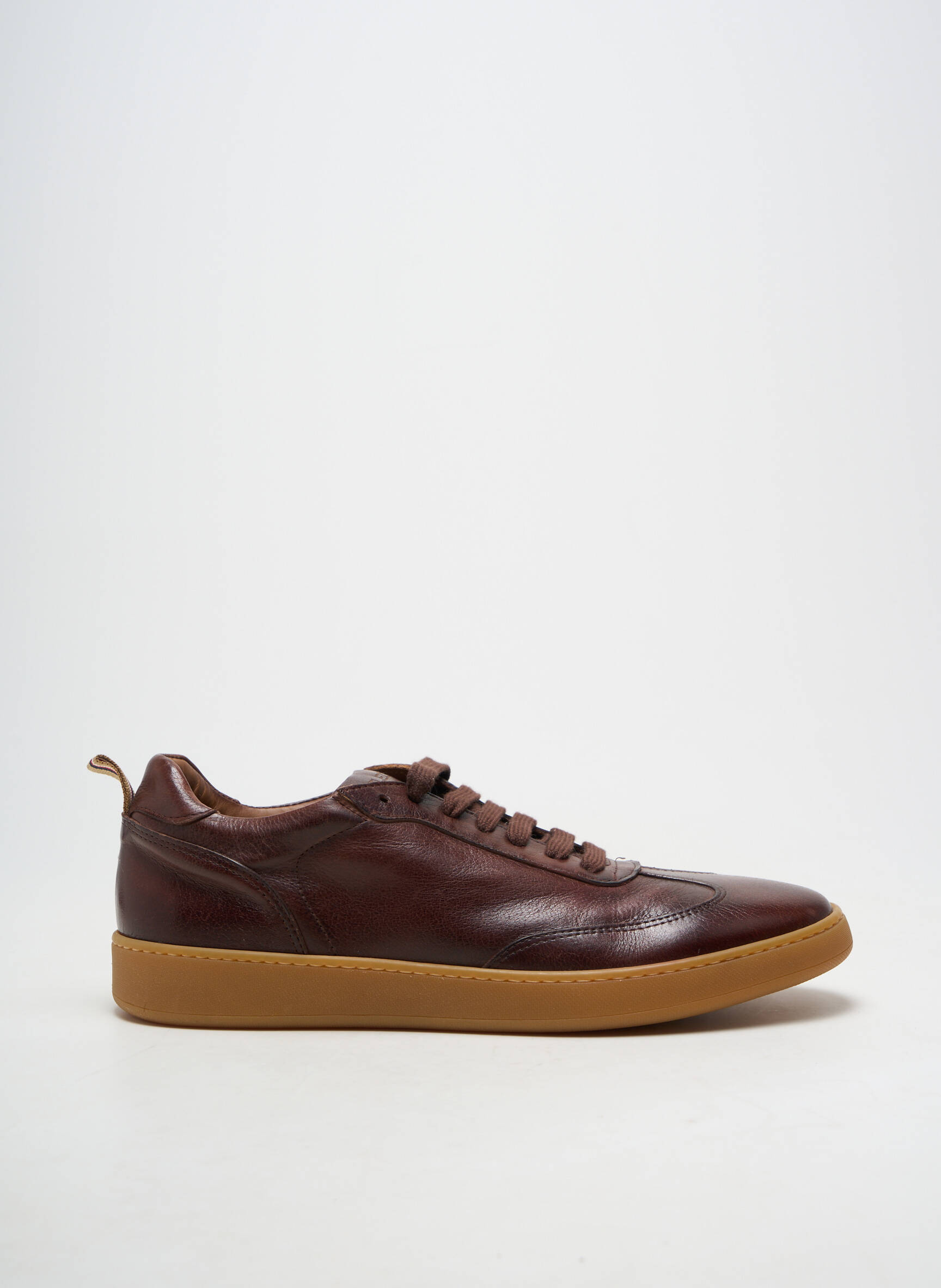 Adidași material neted vârf rotund maro FLECS bărbat