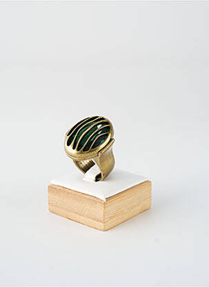 Inel materiale metalice verde KONPLOTT femeie