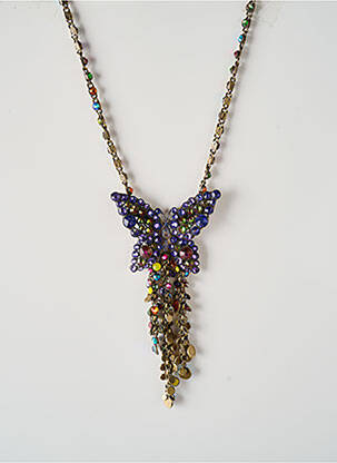 Colier materiale metalice violet KONPLOTT femeie