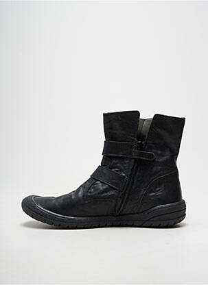 Botine/ghete material neted toc plat până la 3 cm negru BELLAMY femeie