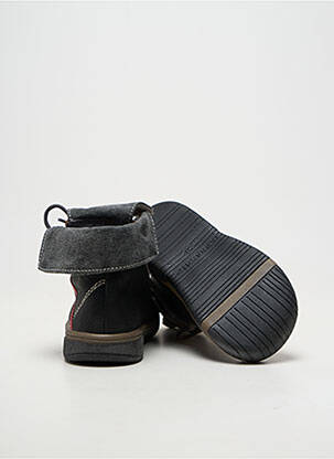 Adidași închidere cu șireturi vârf rotund negru BABYBOTTE fată