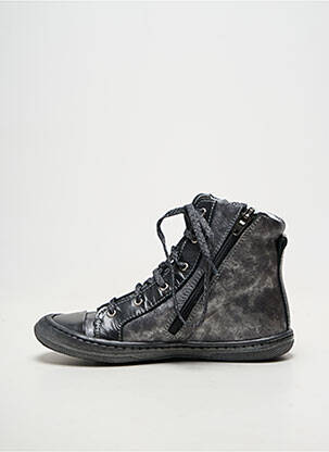 Adidași material neted vârf rotund gri BELLAMY fată