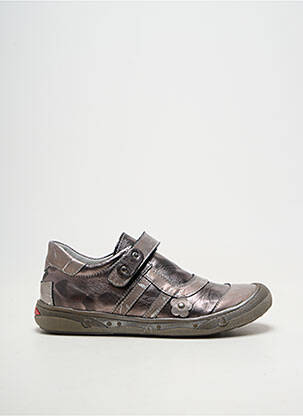 Adidași material neted vârf rotund gri BELLAMY fată