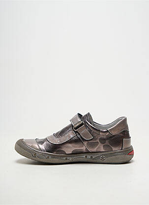 Adidași material neted vârf rotund gri BELLAMY fată