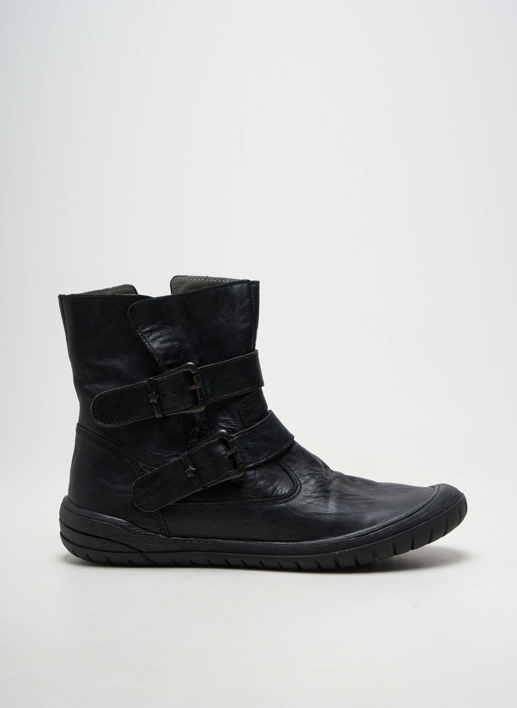 Botine/ghete material neted toc plat până la 3 cm negru BELLAMY femeie