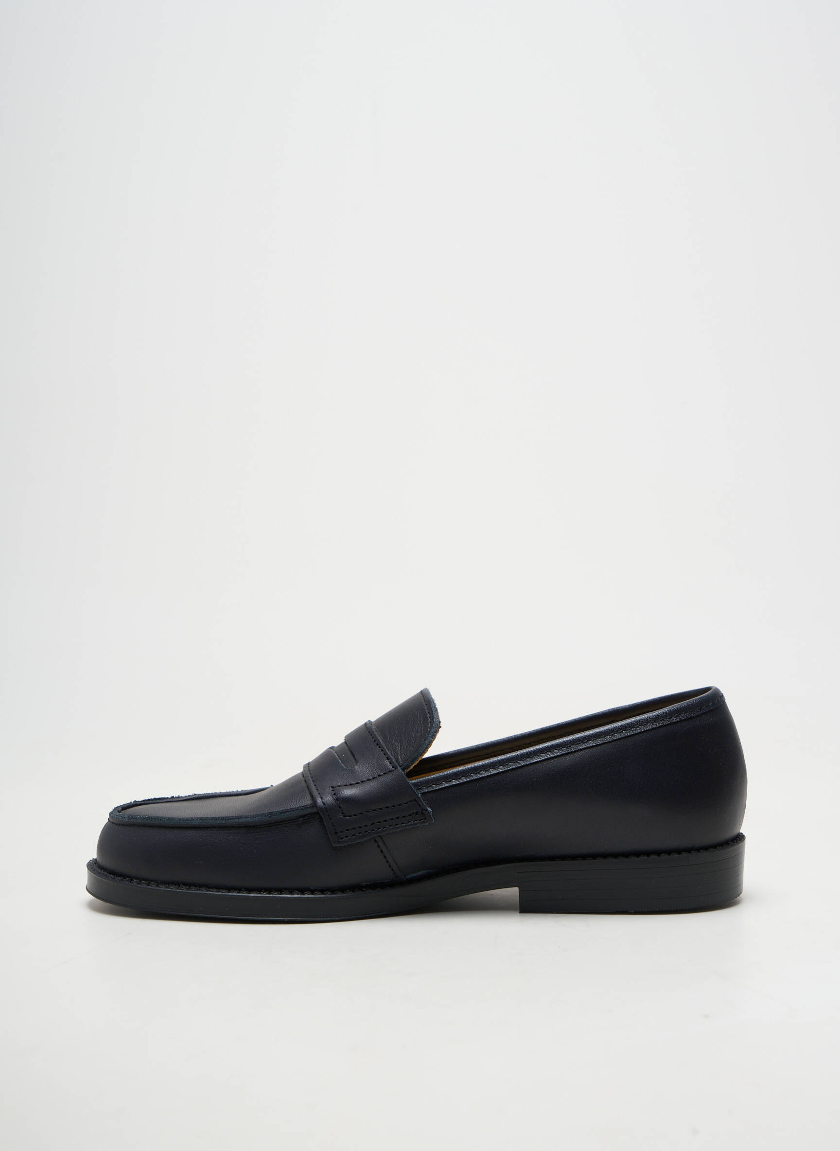 Mocasini material neted toc plat până la 3 cm albastru GBB femeie