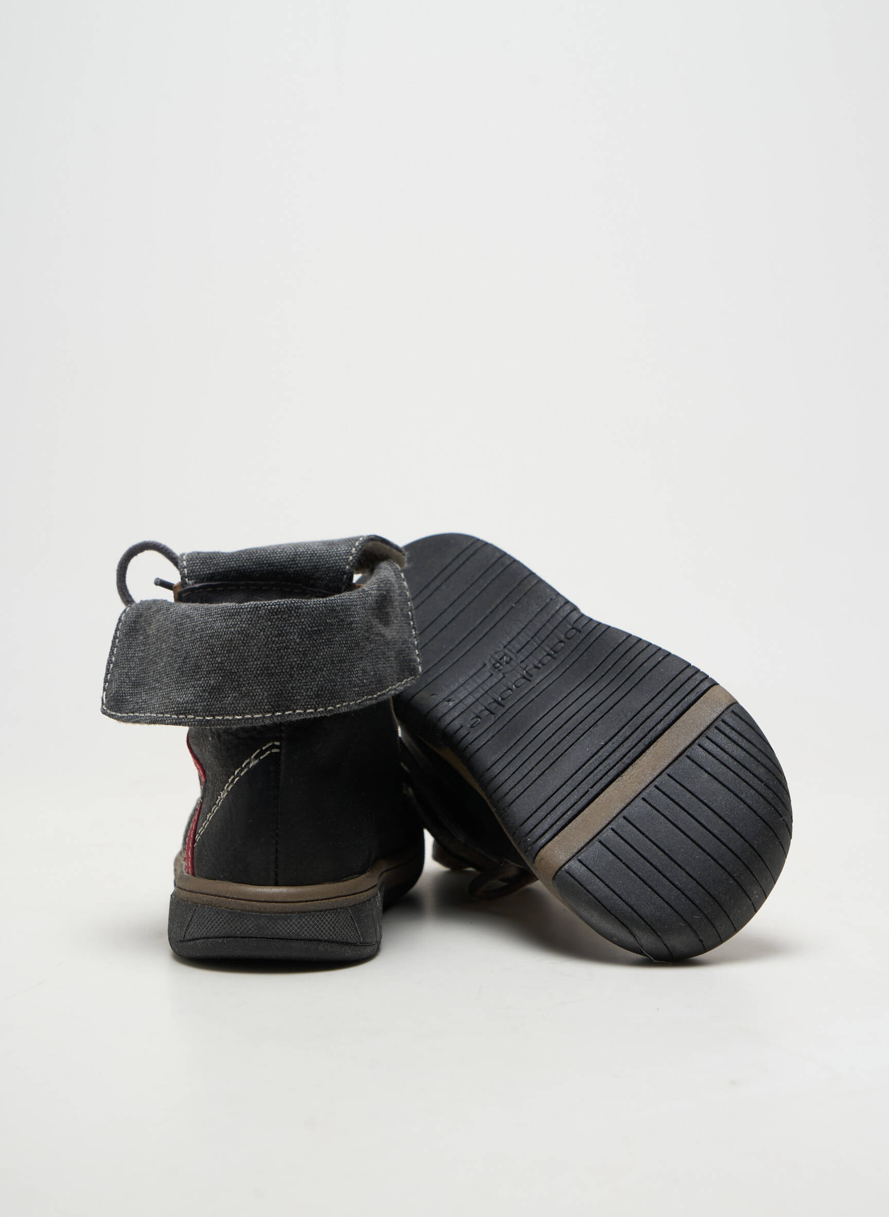Adidași închidere cu șireturi vârf rotund negru BABYBOTTE fată