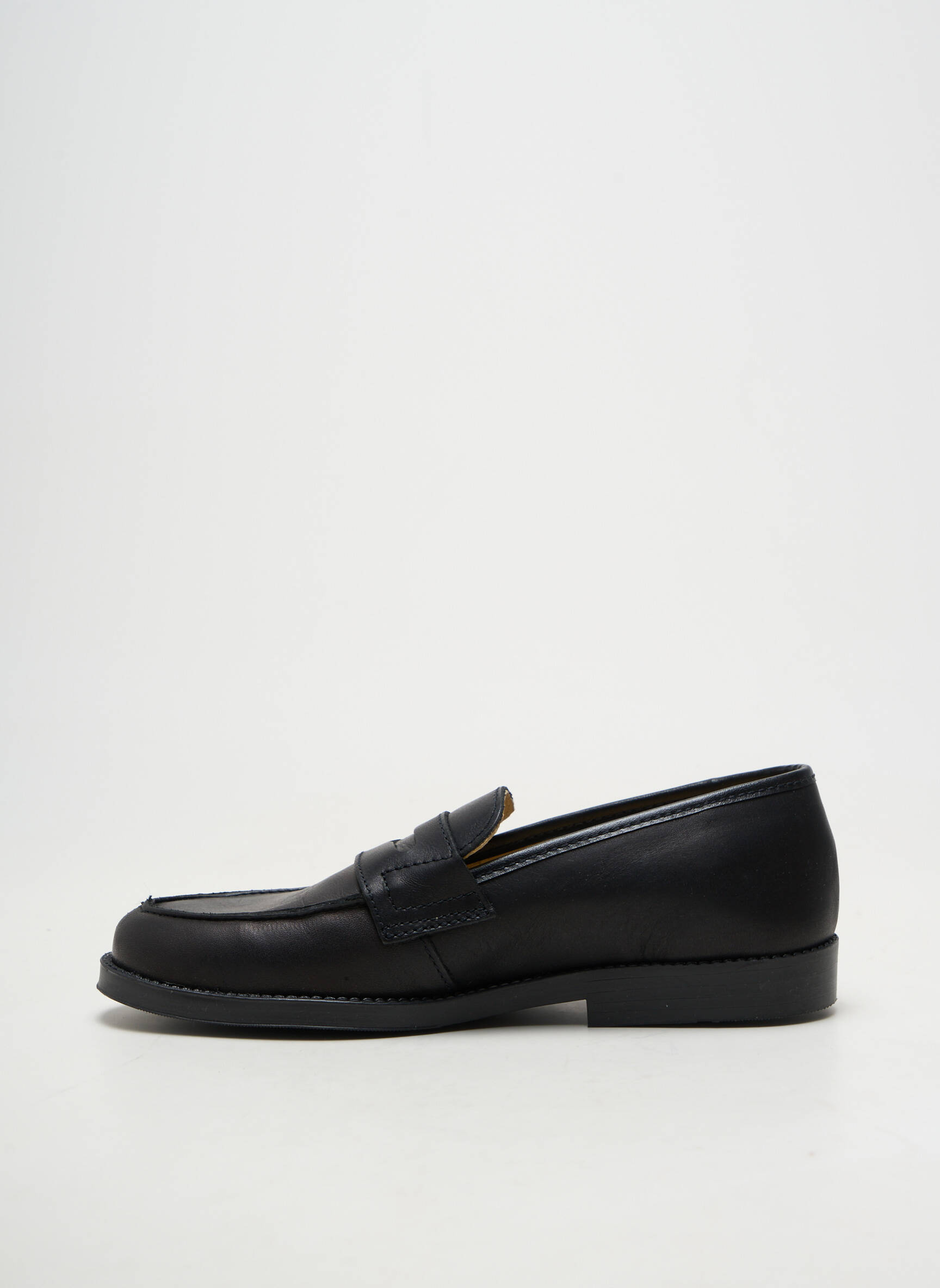 Mocasini toc mic negru GBB fată