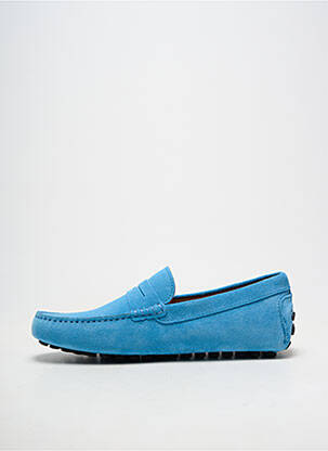 Pantofi de barcă vârf rotund vârf rotund albastru LES MOCASSINS TROPEZIENS bărbat