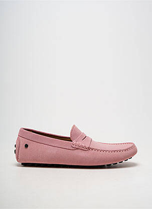 Pantofi de barcă vârf rotund vârf rotund roz LES MOCASSINS TROPEZIENS bărbat