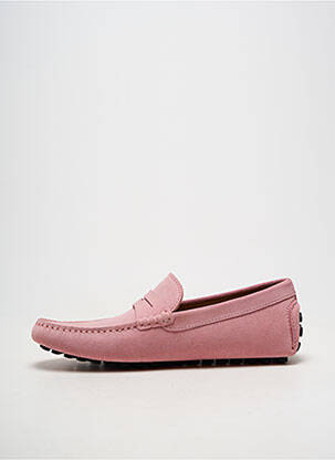 Pantofi de barcă vârf rotund vârf rotund roz LES MOCASSINS TROPEZIENS bărbat