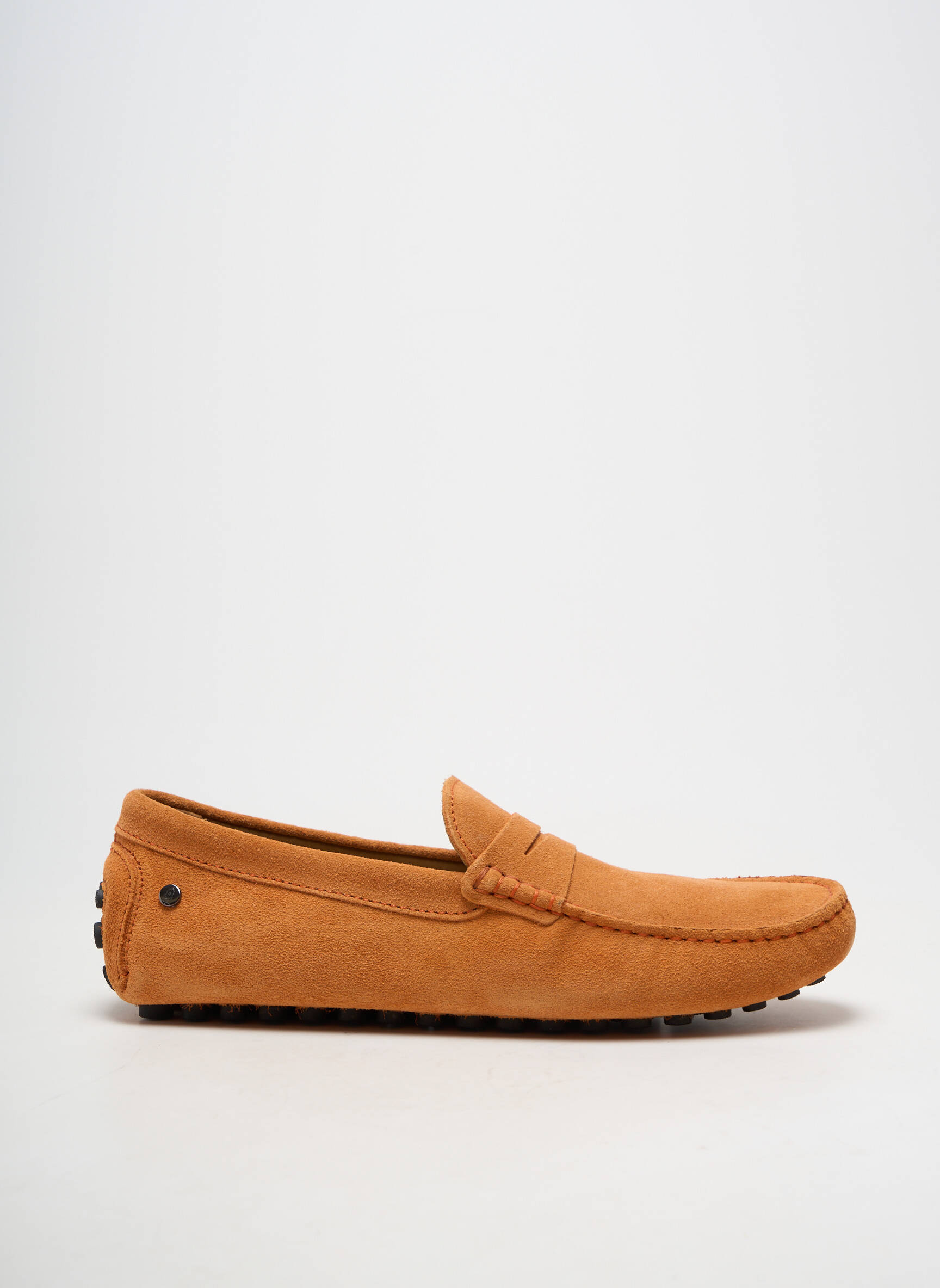 Pantofi de barcă vârf rotund vârf rotund portocalie LES MOCASSINS TROPEZIENS bărbat